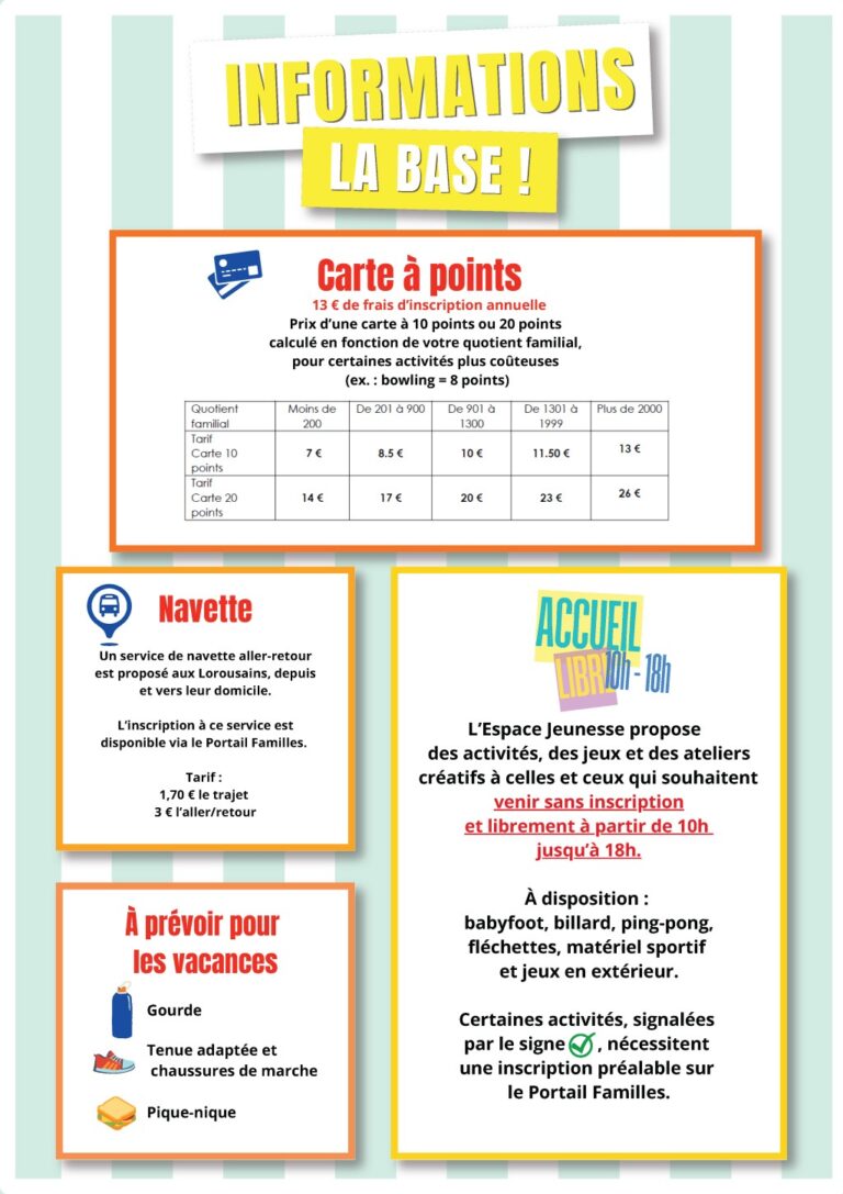 Espace Jeunesse - Été 2026